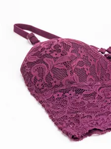 DressBerry Lace Medium Coverage Lightly Padded Bra