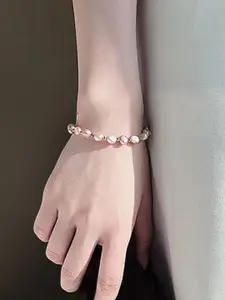 Peora Women Gold-Plated Wraparound Bracelet