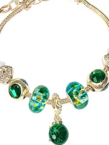 Peora Gold-Plated Charm Bracelet