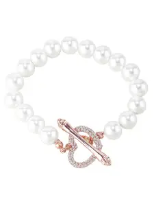 Peora Rose Gold-Plated Charm Bracelet