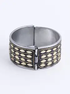 PANASH Silver-Plated Kada Bracelet