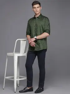Louis Philippe Sport Slim Fit Printed Casual Shirt
