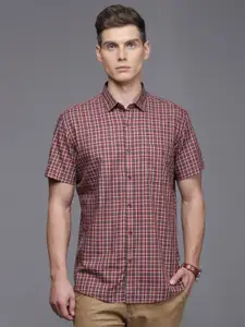 Louis Philippe Sport Slim Fit Checked Casual Shirt