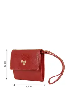 Baggit Women Textured Two Fold Wallet