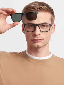 Carrera Active Men Rectangle Sunglasses With UV Protected Lens 716736696119