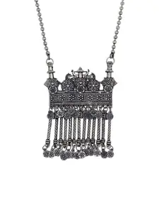 Binnis Wardrobe German Silver Silver-Plated Necklace