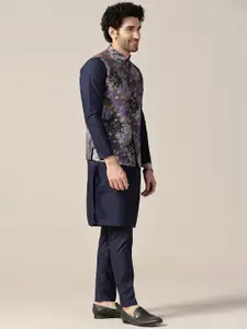 KISAH Printed Nehru Jacket