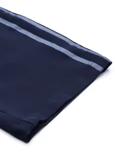 HRX by Hrithik Roshan Men Rapid-Dry Training Track Pants With Side Stripe Detail