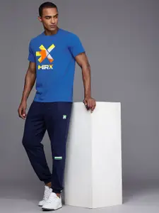 HRX by Hrithik Roshan Brand Logo Printed Olympic-Collection Lifestyle T-Shirt