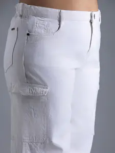 Freeform by High Star Women Plus Size 90's Baggy Pure Cotton Cargo Jeans