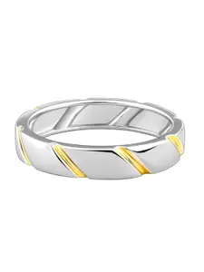 GIVA Men 925 Sterling Silver Rhodium Plated Finger Ring