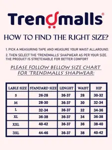 Trendmalls High Rise Mermaid-Fit  Stretchable Saree Shapewear