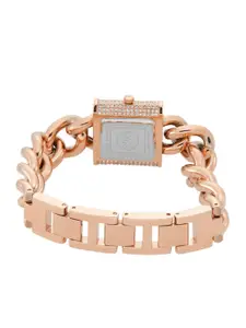Michael Kors Women Embellished Dial Bracelet Style Straps Analogue Watch MK4827