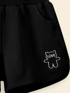 INCLUD Girls Mid-Rise Sports Shorts