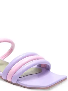 Brauch Colourblocked Open Toe Flats