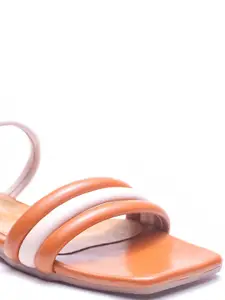 Brauch Colourblocked Open Toe Flats