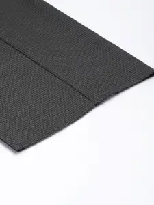 Louis Philippe Men Textured Slim Fit Formal Trousers