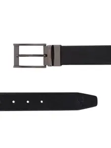 Allen Solly Men Textured Leather Reversible Formal Belt
