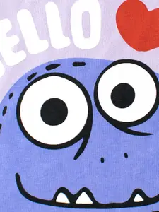 INCLUD Boys Dinosaur Printed Round Neck T-shirt