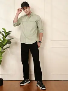 WROGN Opaque Graphic Printed Pure Cotton Casual Shirt