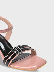 SCENTRA Open Toe Block Heels