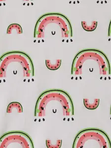 Nite Flite Girls Graphic Printed Pure Cotton Nightdress