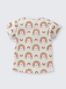 Nite Flite Girls Conversational Printed Pure Cotton Night suit