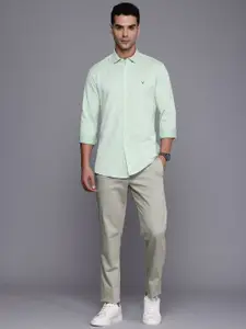Allen Solly Pure Cotton Comfy Slim Fit Geometric Printed Casual Shirt