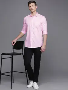 Allen Solly Pure Cotton Self Design Textured Sport Opaque Casual Shirt