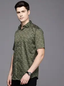Allen Solly Pure Cotton Paisley Printed Sport Fit Casual Shirt
