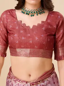 Rekha Maniyar Floral Zari Art Silk Saree