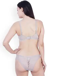 BRACHY Self-Designed Heavily Padded Push Up Bra With Low-Rise Brief