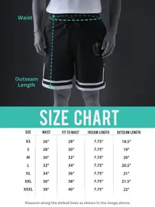 The Souled Store Men Blue Printed Mid-Rise Pure Cotton Regular Shorts