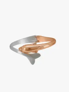 Adwitiya Collection Women Rose Gold-Plated Wraparound Bracelet
