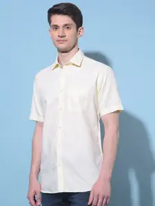 Crimsoune Club Classic Slim Fit Cotton Casual Shirt