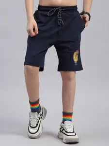 Monte Carlo Boys Abstract Printed Pure Cotton T-shirt with Shorts