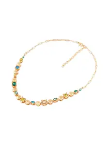 Zaveri Pearls Gold-Plated Necklace