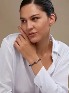 MINUTIAE Pearls Gold-Plated Bracelet