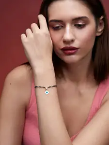 MINUTIAE Silver-Plated Link Bracelet