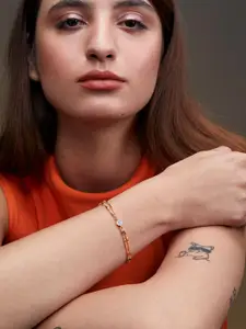 MINUTIAE Gold-Plated Link Bracelet