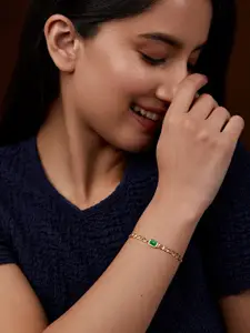 MINUTIAE Gold-Plated Link Bracelet