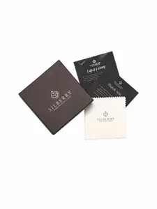 SILBERRY Rhodium-Plated 925 Sterling Silver Circular Pendant with Chain