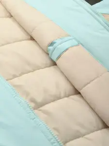 The Roadster Lifestyle Co. Colourblocked Hooded Padded Jacket