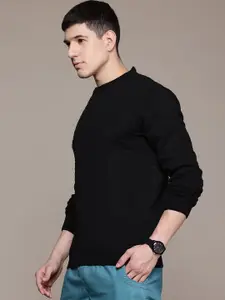 The Roadster Lifestyle Co. Self-Striped Pullover