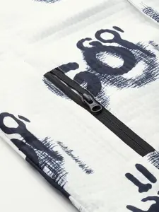 The Roadster Lifestyle Co. Typography Printed Hooded Padded Jacket