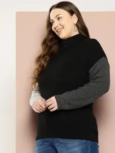 Sztori Plus-Size Cable Knit Pullover