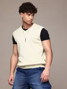 The Roadster Lifestyle Co. Textured Sweater Vest