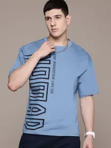 The Roadster Lifestyle Co. Printed Relaxed Fit Pure Cotton T-shirt