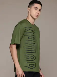 The Roadster Lifestyle Co. Printed Relaxed Fit Pure Cotton T-shirt