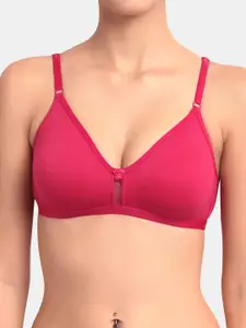 Floret Pack of 2 Medium Coverage Non Padded T-Shirt Bra With All Day Comfort